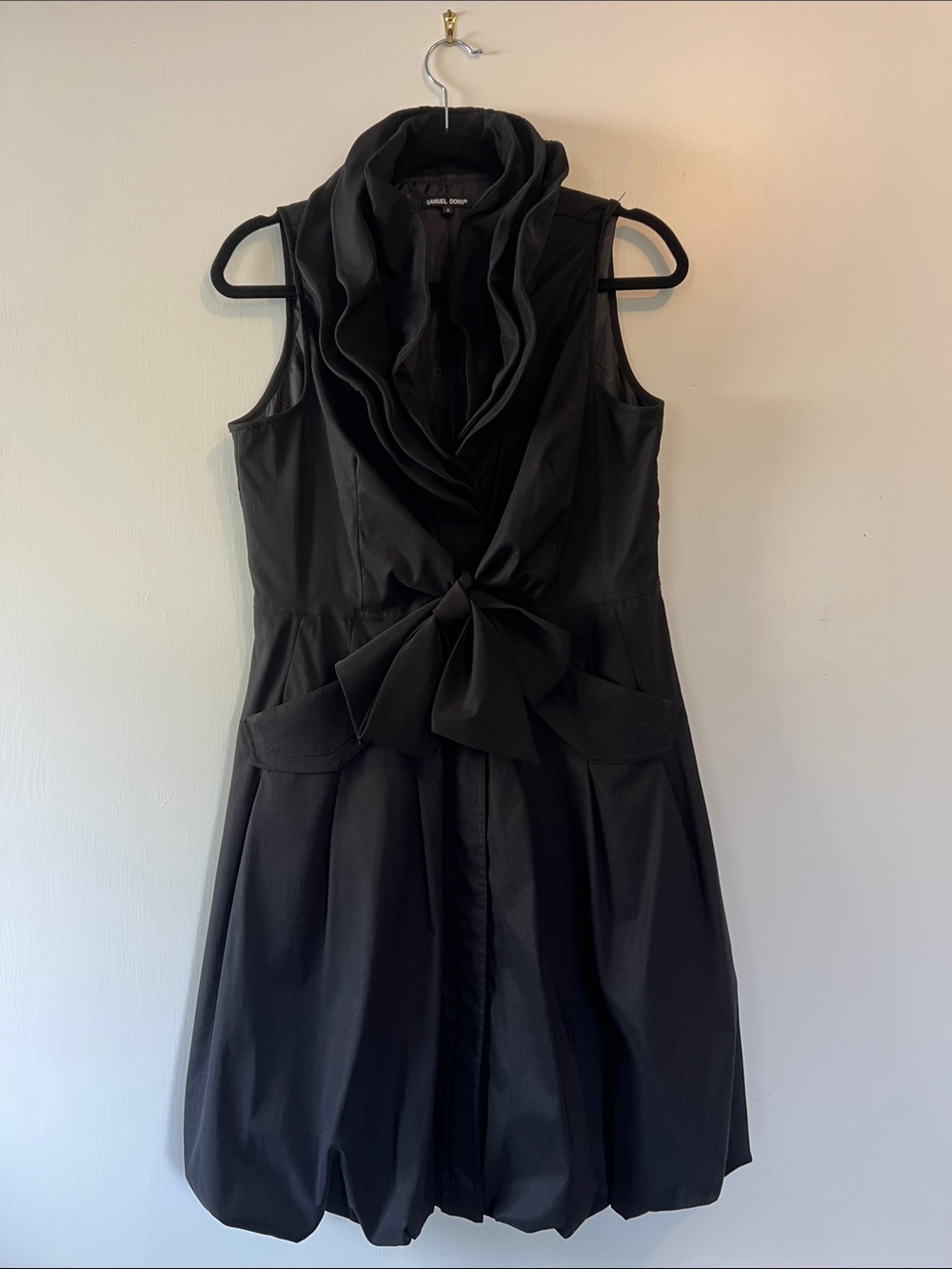 Ultimate Black Bubble Dress by Samual Dong